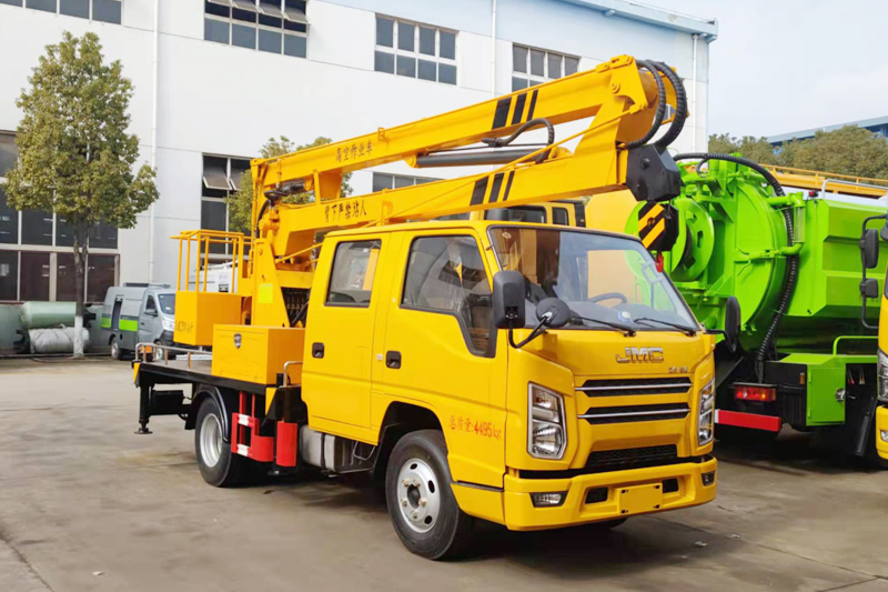 國六江鈴順達(dá)13米高空作業(yè)車(藍(lán)牌，折疊臂)